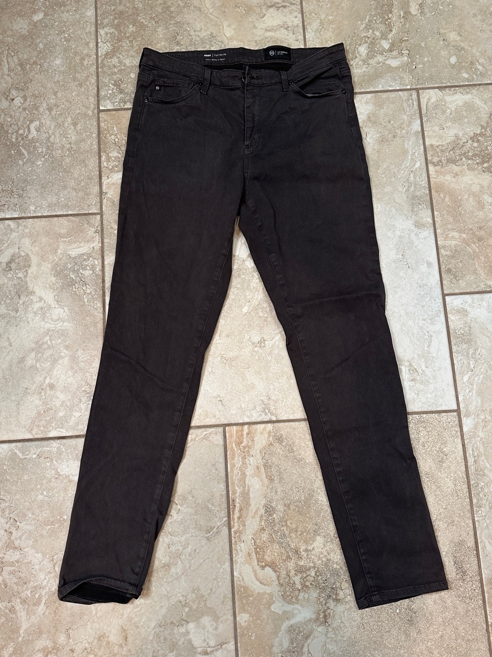 AG Adriano Goldschmied Skinny Jeans in Black